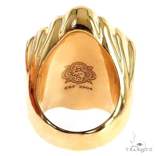 Emerald Cut Diamond Cross Ring (Lab) 68786 - Image 4