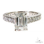Emerald Cut Diamond Engagement Ring 68069 - Image 1