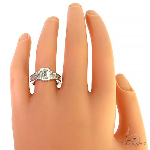 Emerald Cut Diamond Engagement Ring 68179 - Image 6