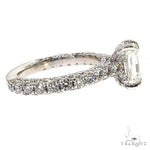 Emerald Cut Diamond Engagement Ring 68553 - Image 3