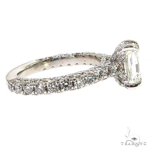 Emerald Cut Diamond Engagement Ring 68553 - Image 3