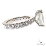 Emerald Cut Diamond Engagement Ring 68840 - Image 3