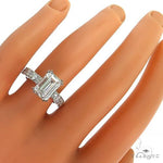 Emerald Cut Diamond Engagement Ring 68840 - Image 7