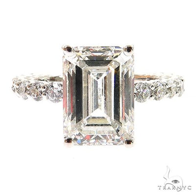 Emerald Cut Diamond Engagement Ring 69069 - Image 1