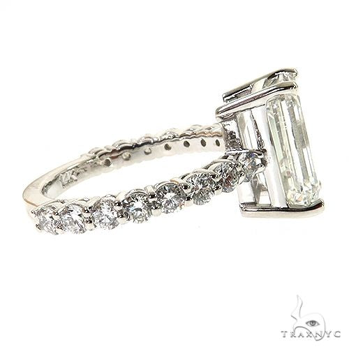 Emerald Cut Diamond Engagement Ring 69069 - Image 3