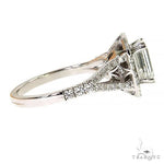Emerald Cut Diamond Engagement Ring (Lab) 69142 - Image 3