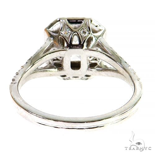 Emerald Cut Diamond Engagement Ring (Lab) 69142 - Image 4