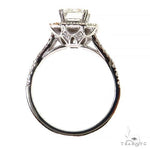 Emerald Cut Diamond Engagement Ring (Lab) 69142 - Image 5