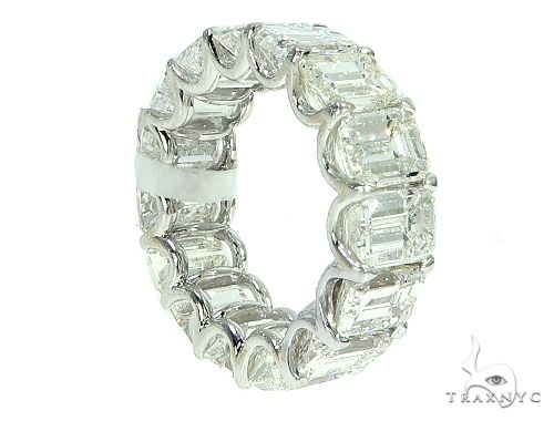 Emerald Cut Diamond Eternity Ring 65912 - Image 2