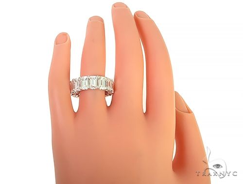 Emerald Cut Diamond Eternity Ring 65912 - Image 5