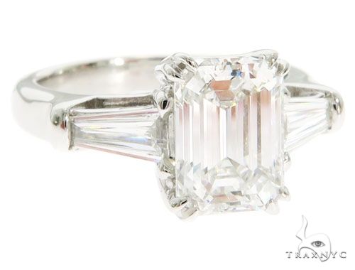 Emerald Cut Engagement Ring 61453 - Image 1