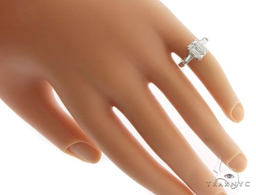 Emerald Cut Engagement Ring 61453 - Image 8