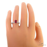 Emerald Cut Ruby Engagement Ring 66757 - Image 5
