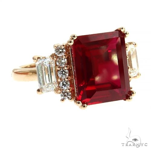 Emerald Cut Ruby Ring 69653 - Image 3