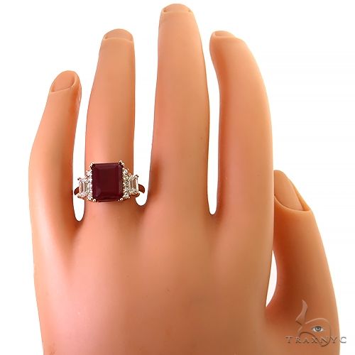 Emerald Cut Ruby Ring 69653 - Image 7