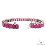 Emerald Cut Ruby Tennis Bracelet 66920 - Image 2