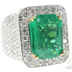 Emerald Diamond Anniversary/Fashion Ring 49424 - Image 1