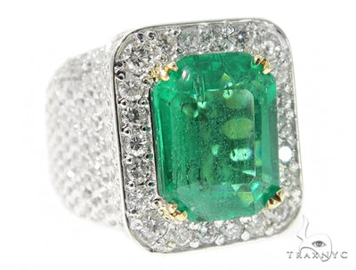 Emerald Diamond Anniversary/Fashion Ring 49424 - Image 1
