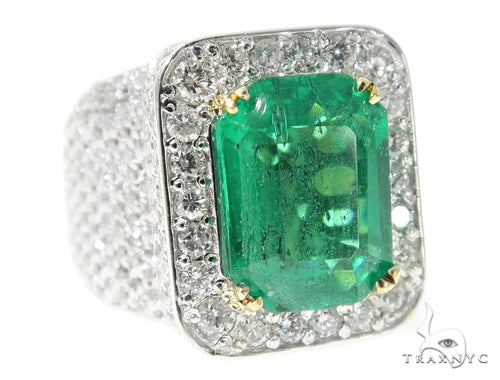 Emerald Diamond Anniversary/Fashion Ring 49424 - Image 1