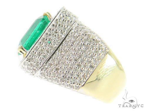 Emerald Diamond Anniversary/Fashion Ring 49424 - Image 4