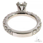 Emerald Diamond Engagement Ring (Lab) 68231 - Image 4