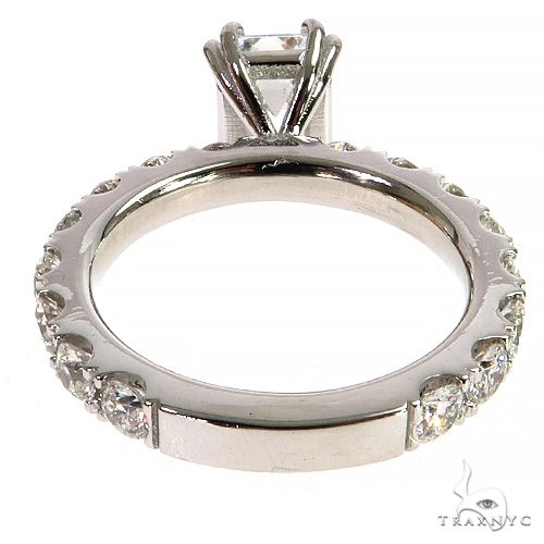 Emerald Diamond Engagement Ring (Lab) 68231 - Image 4