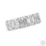 Emerald Diamond Eternity Band 70479 - Image 3