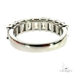 Emerald Diamond Wedding Band 69014 - Image 4