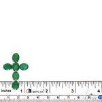 Emerald Enchantment Sacred Cross Pendant .925 Silver 69593 - Image 5