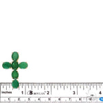 Emerald Enchantment Sacred Cross Pendant 69592 - Image 4