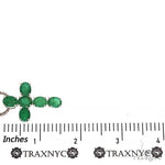 Emerald Enchantment Sacred Cross Pendant Set .925 Silver 69681 - Image 6