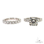 Eternity Diamond Engagement Ring Set 68942 - Image 2