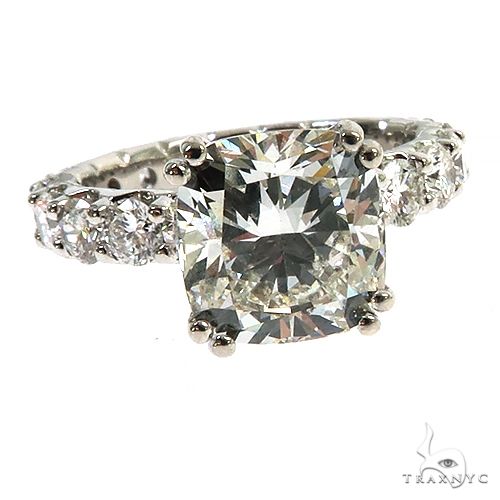 Eternity Diamond Engagement Ring Set 68942 - Image 3
