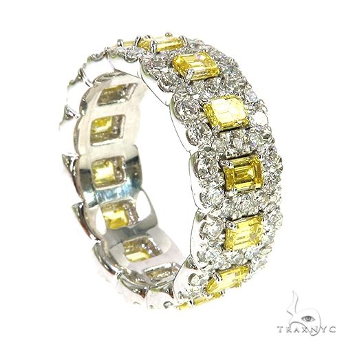 Eternity Emerald Diamond Ring 67888 - Image 2