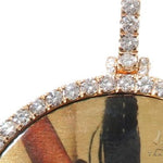 14K Gold Custom Photo Pendant 2 Inch 64427 - Image 4