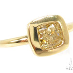 Fancy Yellow Cushion Cut Diamond Ring 36638 - Image 1