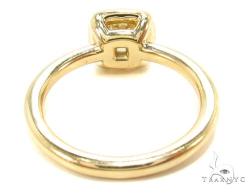 Fancy Yellow Cushion Cut Diamond Ring 36638 - Image 5