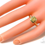 Fancy Yellow Cushion Cut Diamond Ring 36638 - Image 8