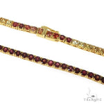 Fire Sapphire Multi Colored Tennis Chain 66767 - Image 3