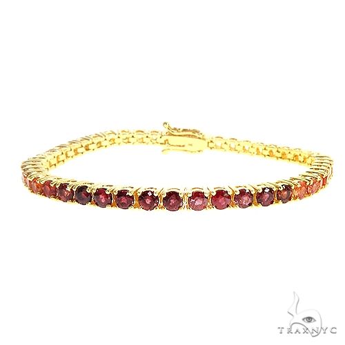 Fire Sapphire Tennis Bracelet 67050 - Image 1