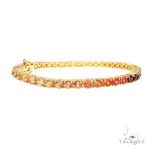 Fire Sapphire Tennis Bracelet 67050 - Image 2