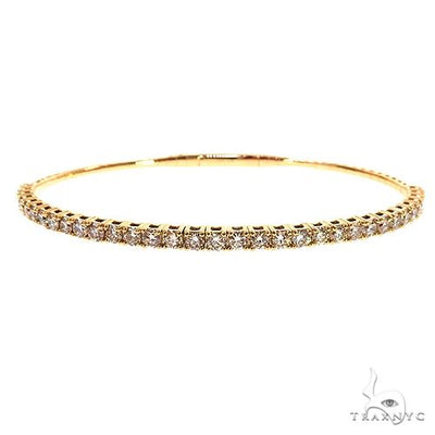 Flexible Diamond Bangle Bracelet 69834 - Image 1