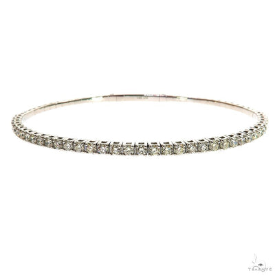 Flexible Diamond Bangle Bracelet 69835 - Image 1