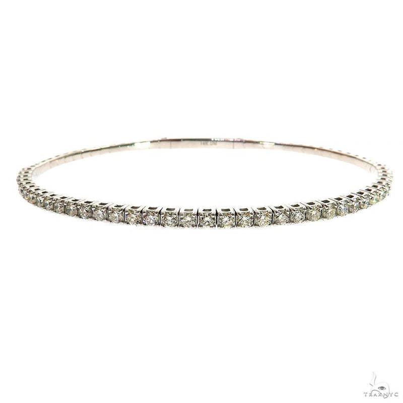 Flexible Diamond Bangle Bracelet 69835 - Image 1