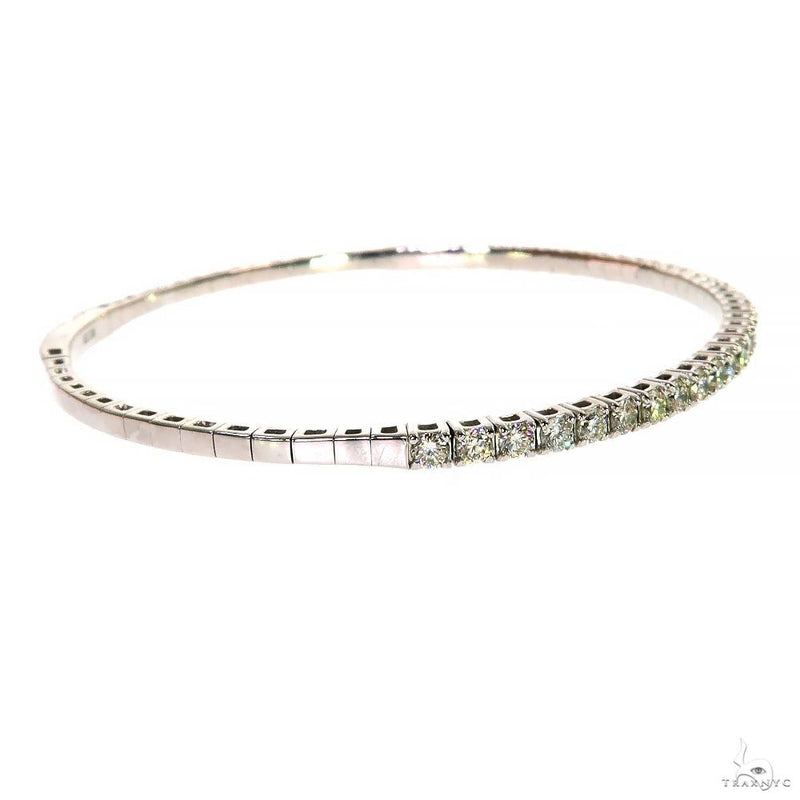 Flexible Diamond Bangle Bracelet 69835 - Image 2