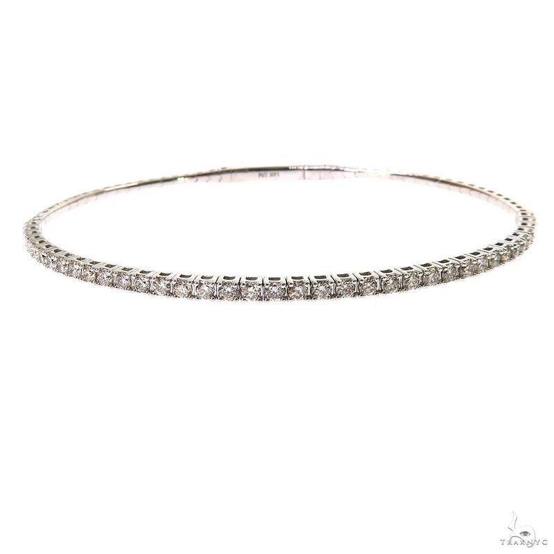 Flexible Diamond Bangle Bracelet 69836 - Image 1