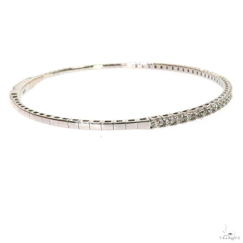 Flexible Diamond Bangle Bracelet 69836 - Image 2