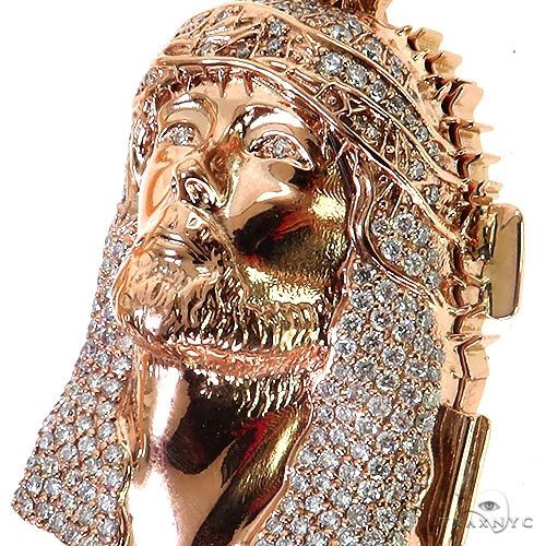 Small Walking on Water Diamond Jesus Pendant  69006 - Image 3