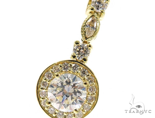 Floral Dangle Earrings 45441 - Image 4