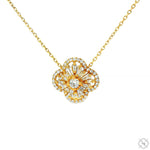Floral Diamond Necklace 70241 - Image 2